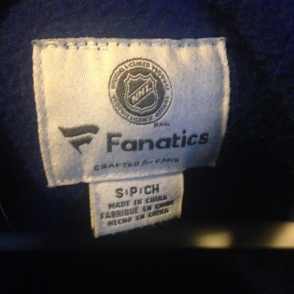 Blue hockey hoodie - Picture 2 of 3